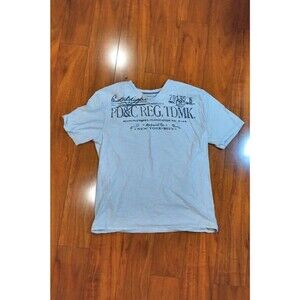 PD&C Apparel Co. New York City Graphic T-Shirt (Light Blue) - Men's XL